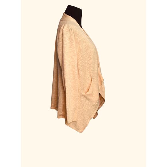 Eileen Fisher light orange open front cardigan size PS - Picture 7 of 12